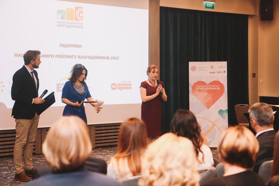 УІПГЗ увійшов до п’ятірки лідерів рейтингу національних благодійних організацій